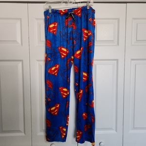 NWT Happy‎ Boxer Superman Pajama Bottom Size Large #1